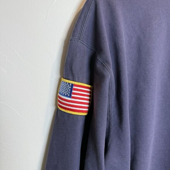 Carhartt  Men's Force Flame Resistant FR Long Sleeve Navy Shirt Size XL *SPOTS* - Picture 9 of 16